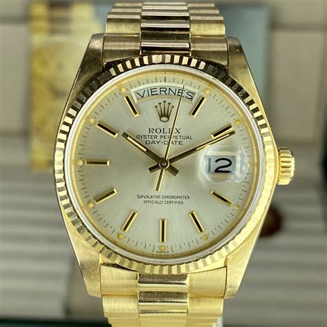 rolex day date models by year